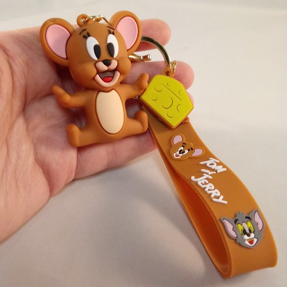 Tom and Jerry Mouse Key Chain Key Ring Cartoon Character Figurine Keychain Gift - Picture 4 of 10